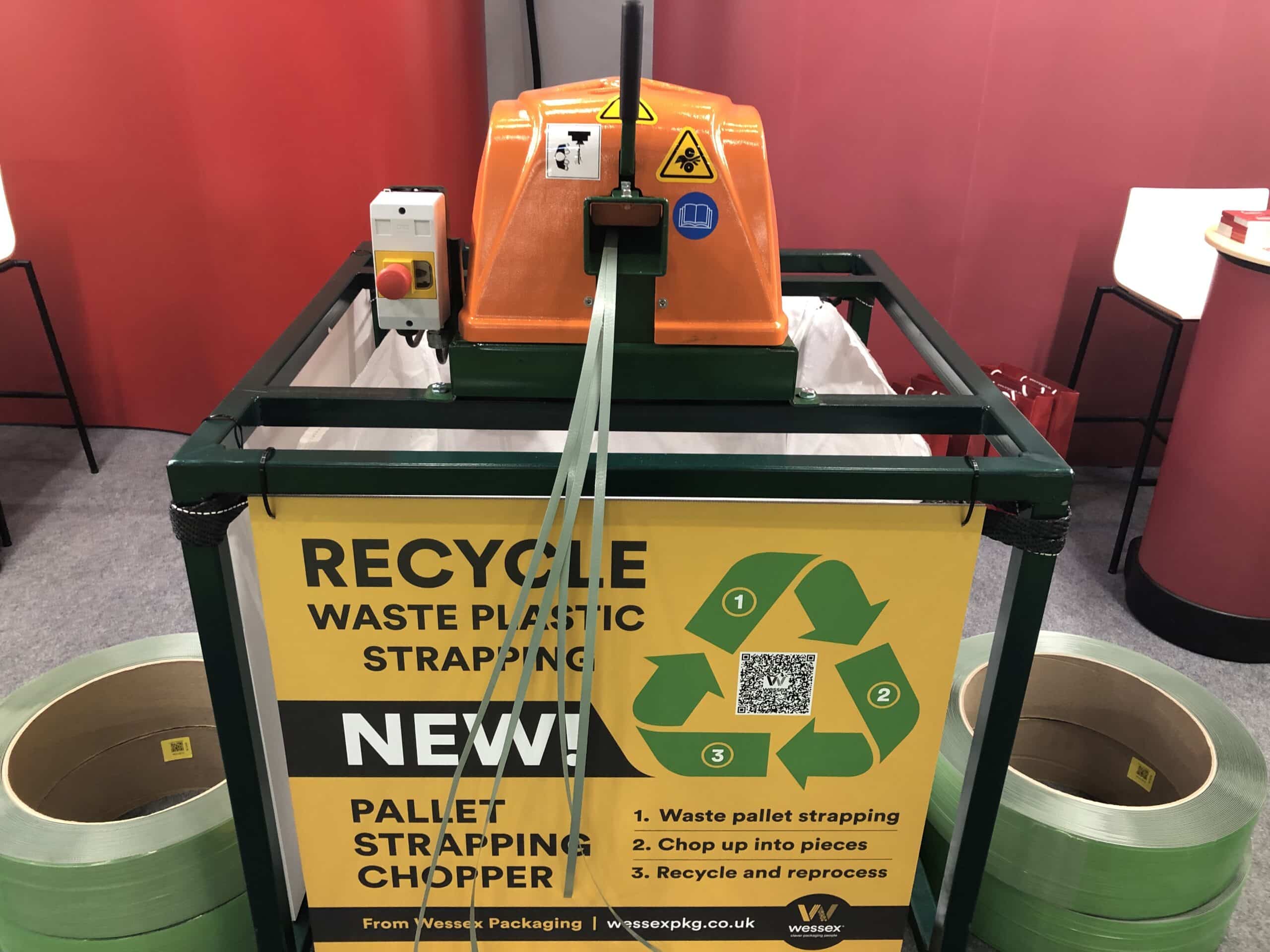 NEW! Waste plastic strapping chopper machine! Recycle pallet strapping