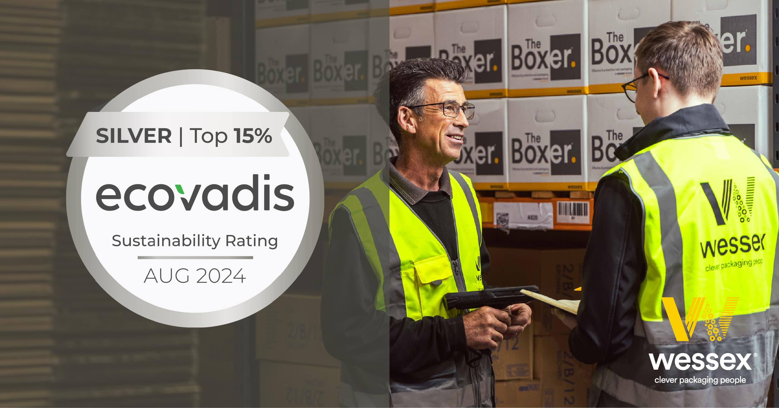 Wessex Packaging Awarded Silver EcoVadis Medal 2024