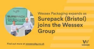 Surepack (Bristol) joins the Wessex Packaging Group. Chuen Lau and Mark Barter.