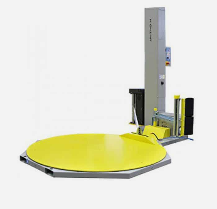 Turntable stretch-wrapper from Surepack and Wessex Packaging.