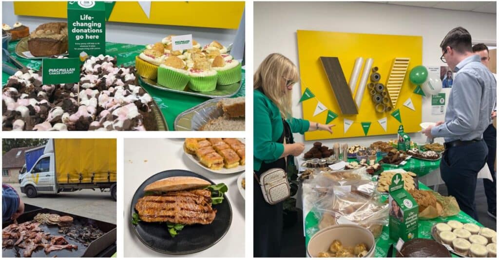 Macmillan Coffee Morning fundraising success at Wessex Packaging sites across the UK