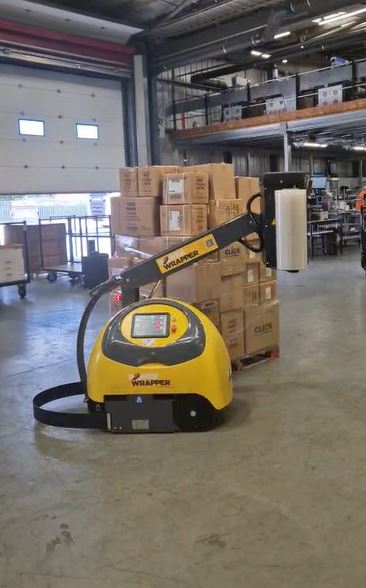 PowerWrapper Robotic Flexi Arm pallet wrapping machine from Wessex Packaging