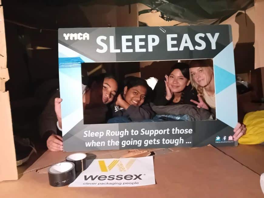 Wessex Packaging supporting the YMCA at Poole High School