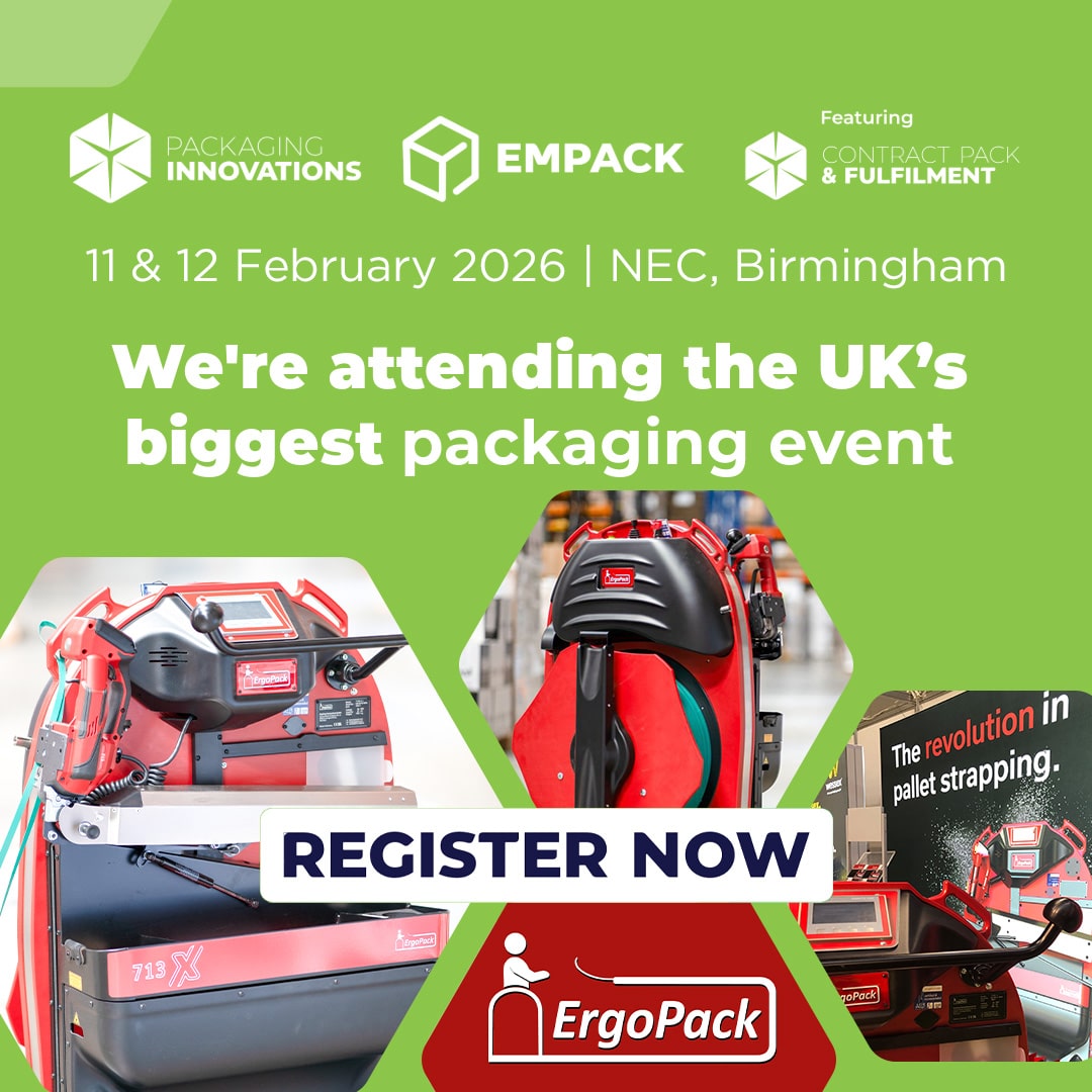 We're attending Empack 2026. ErgoPack strapping machines from Wessex Packaging Stand V90