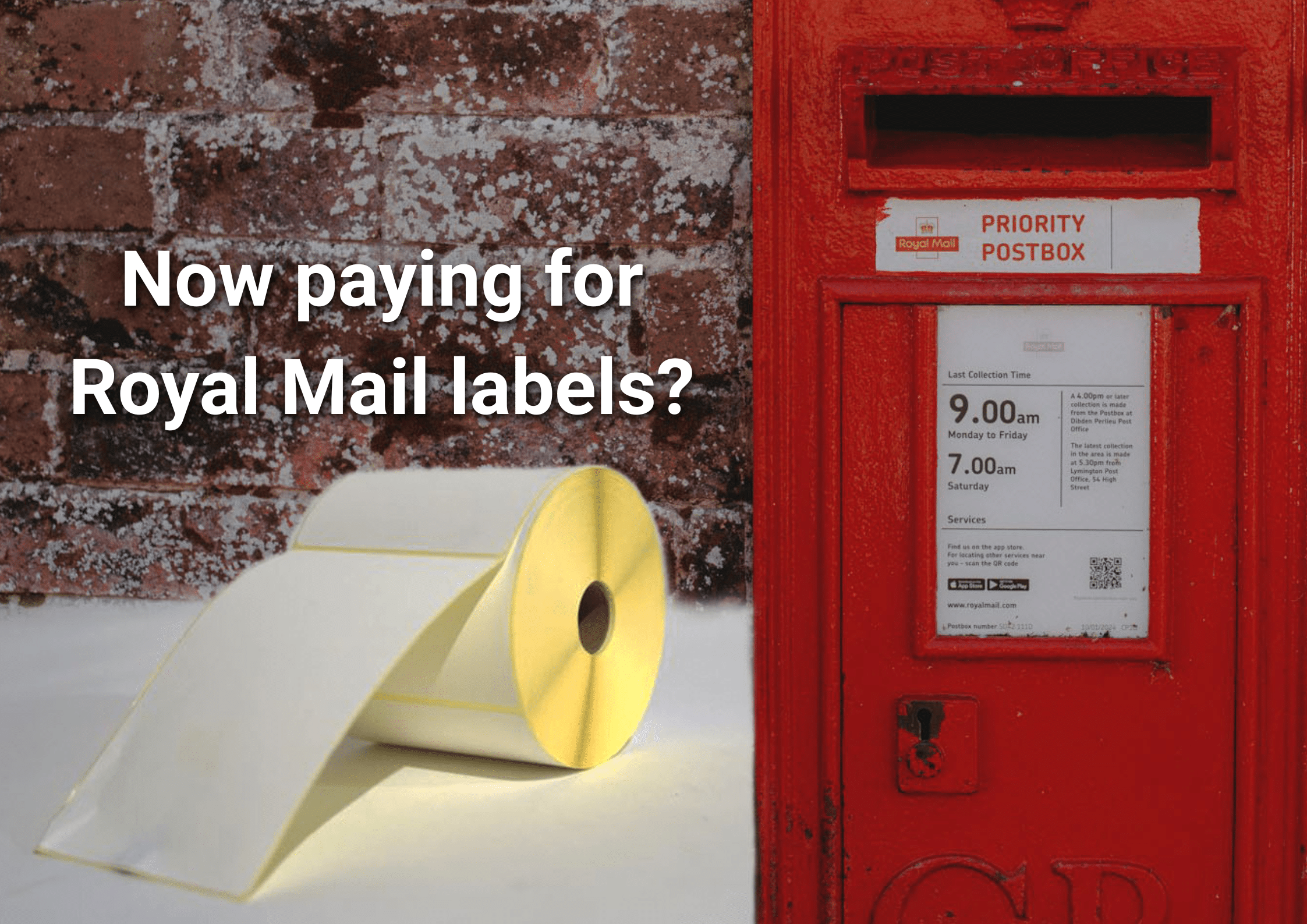 Royal Mail Labels. Available at Wessex Packaging
