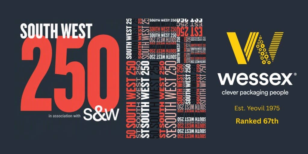 South West 250. Wessex Packaging Ranked 67th.